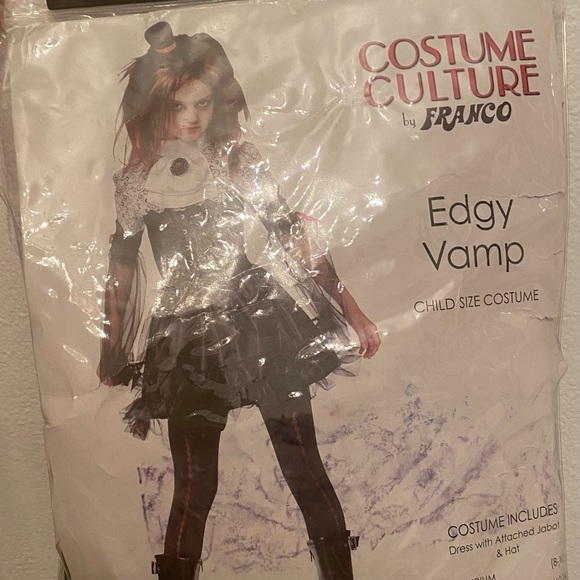 Halloween Child Edge Vamp size Medium 8-10 - Picture 5 of 5